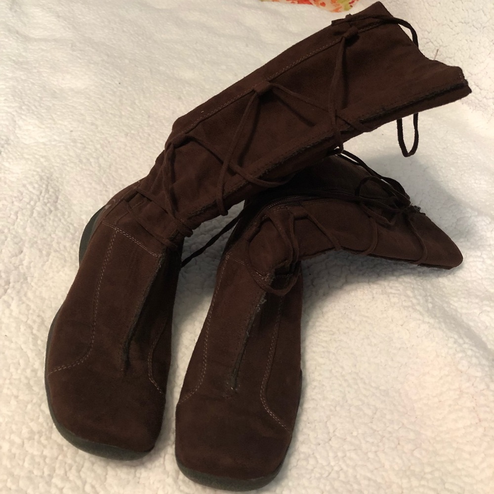 Air Walk Brown leather boots size 8
